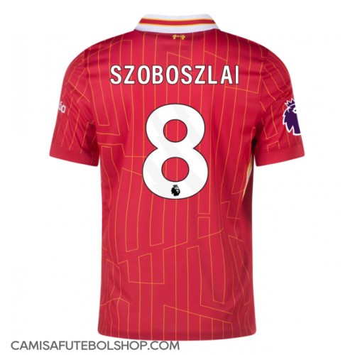 Camisa de time de futebol Liverpool Dominik Szoboszlai #8 Replicas 1º Equipamento 2024-25 Manga Curta